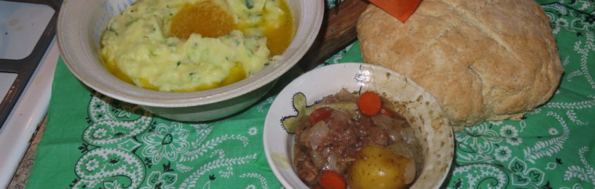 Irish Stew, Champ and Soda Bread