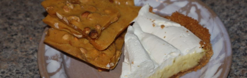 Peanut Brittle and Key Lime Pie